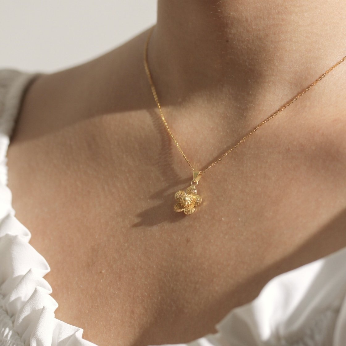  Sampaguita Minimalist Pendant Necklace | Photo by  @amami.ph  