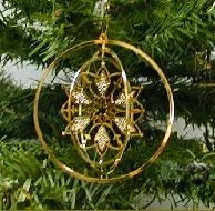 Gold Snowflake Ornament