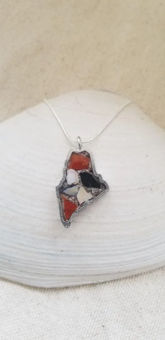 Shape of Maine Pendant