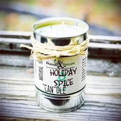 Holiday Spice Recycled Soy Tin"can"dle