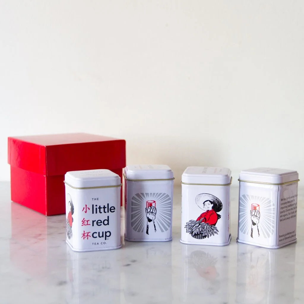 Organic/Fair Trade Tea Four Tin Gift Sampler