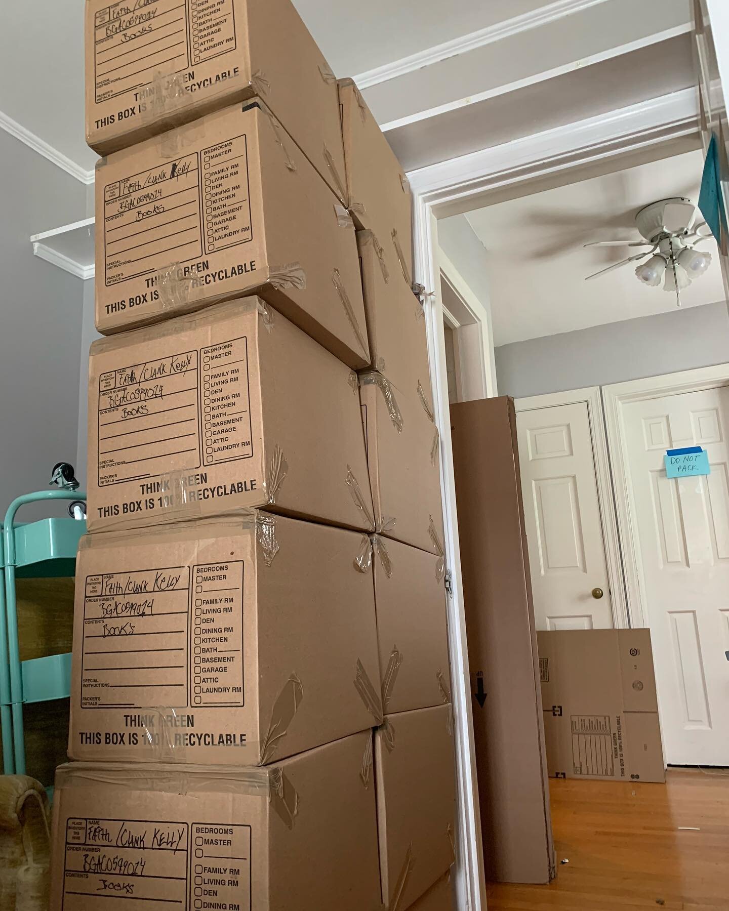 Life right now&hellip;
Full of boxes and weird meals from the pantry. 
Full of hurry-up-and-wait days. 
Full of sadness at leaving. 
Full of anticipation of reconnecting. 

It&rsquo;s another big transition for Team Clark and we&rsquo;re doing what w