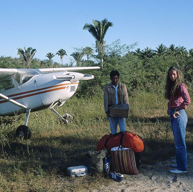 Remote runway in Mexico with a C185.