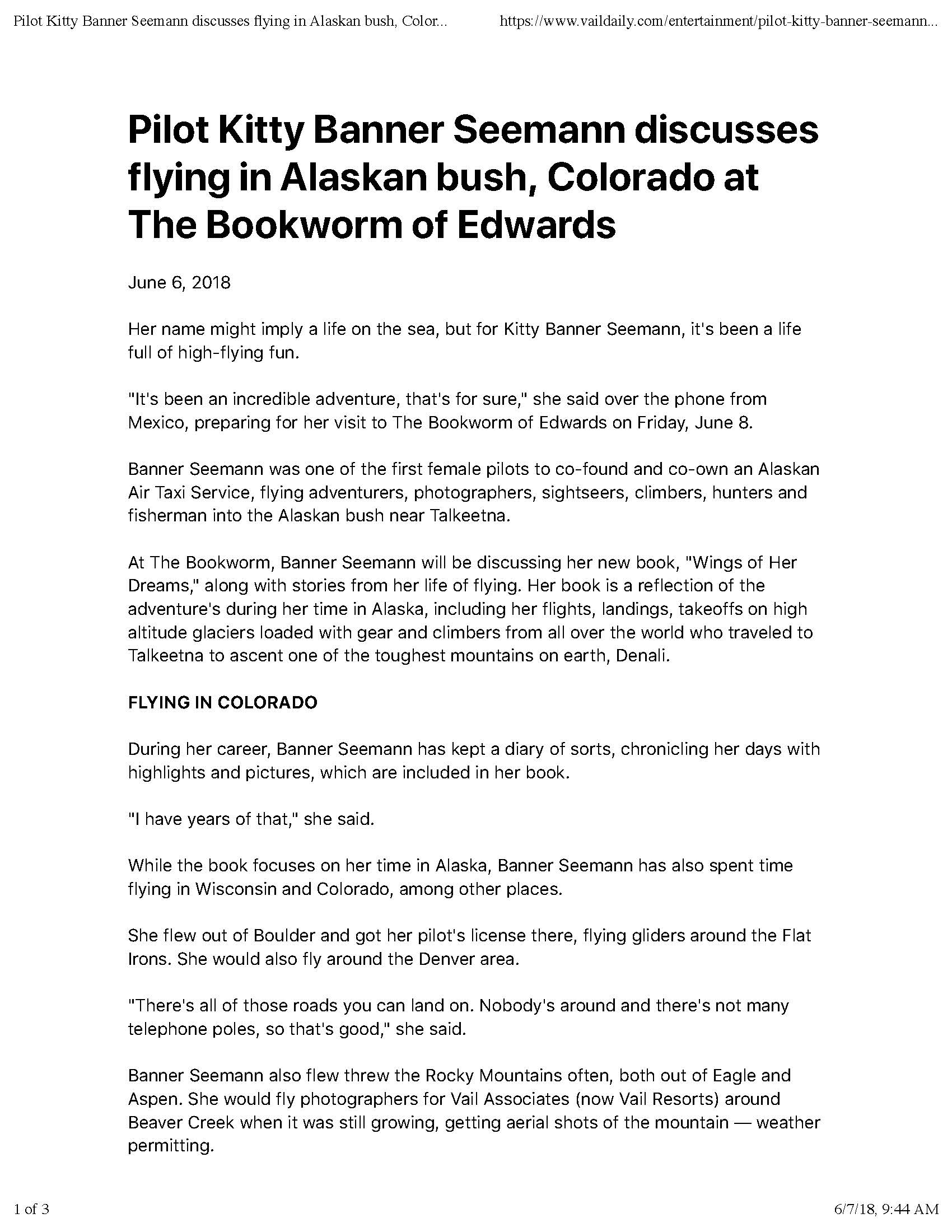 Pilot Kitty Banner Seemann discusses flying in Alaskan bush, Colorado at The Bookworm of Edwards | VailDaily.com_Page_1.jpg