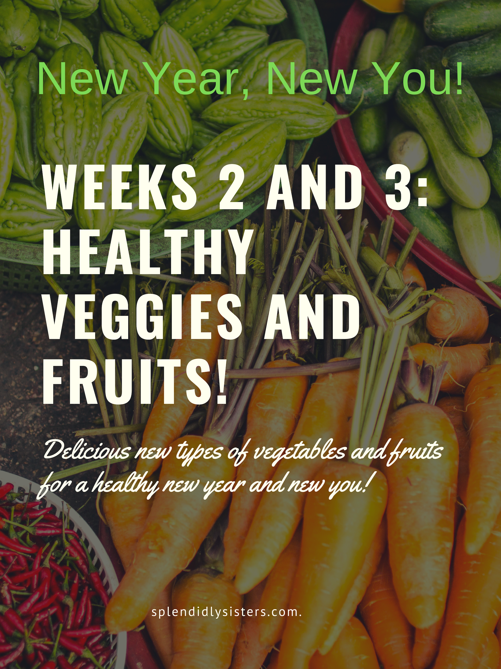 Weeks 2 and 3: Veggies and Fruits!