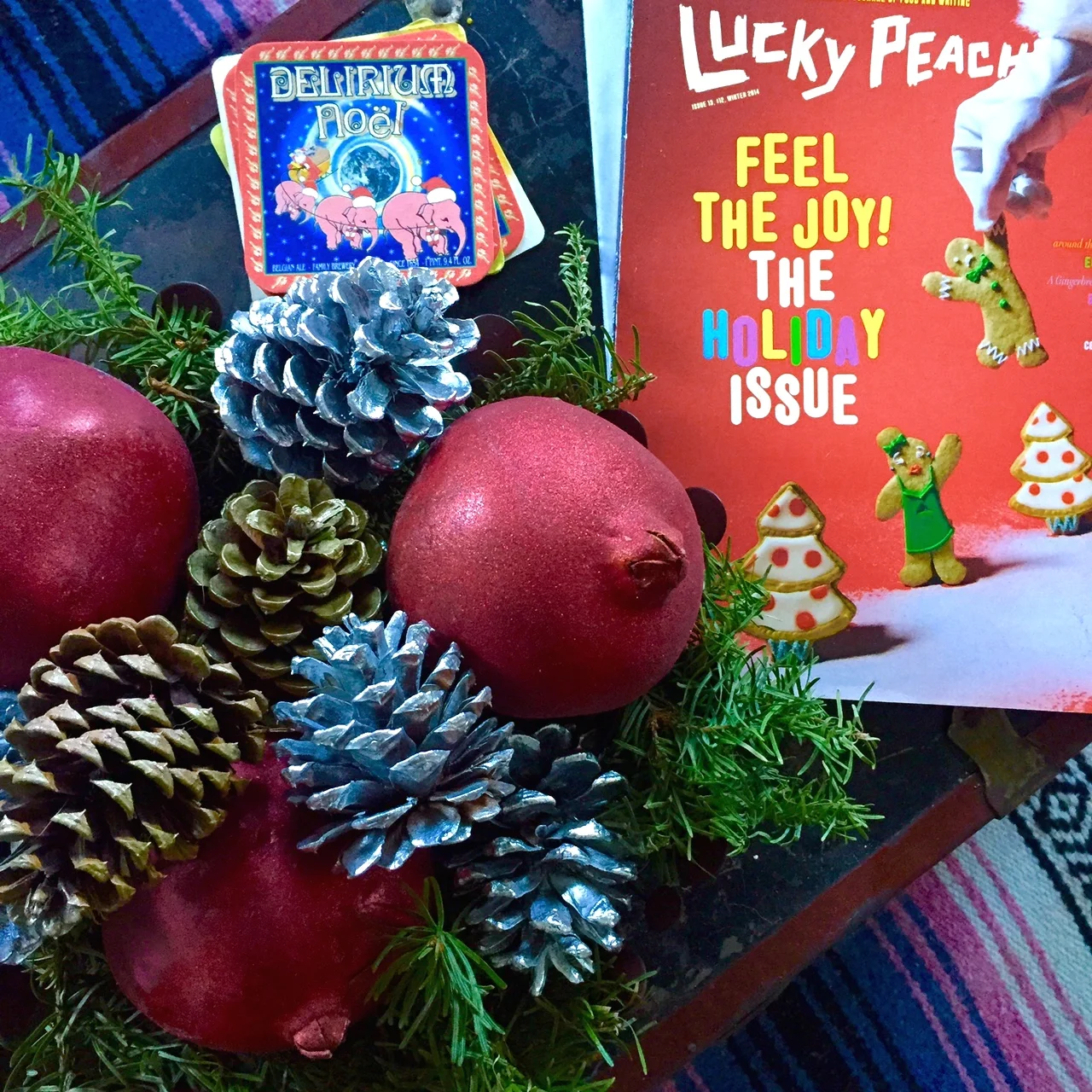 Turn Pomegranates Into A Festive, Affordable DIY Holiday Centerpiece 