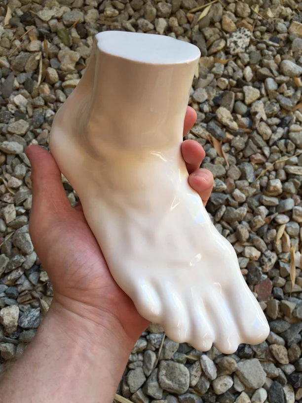 Sebastian (relic) no.2 (foot test in ceramic)