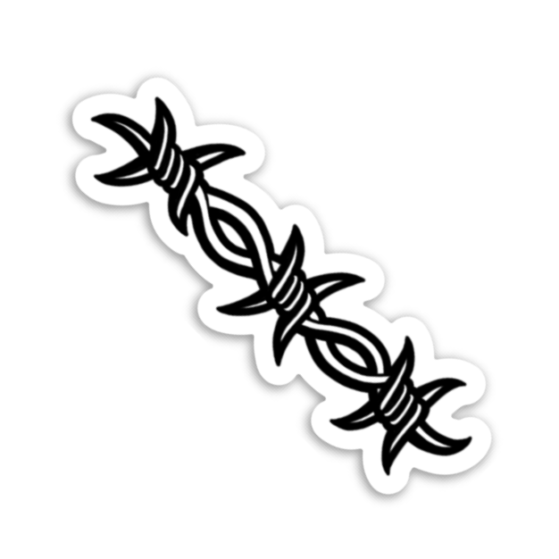 Robert Blackadar Barbed Wire Sticker