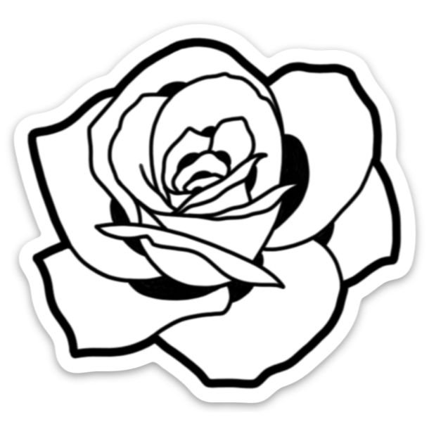 Robert Blackadar Rose Sticker