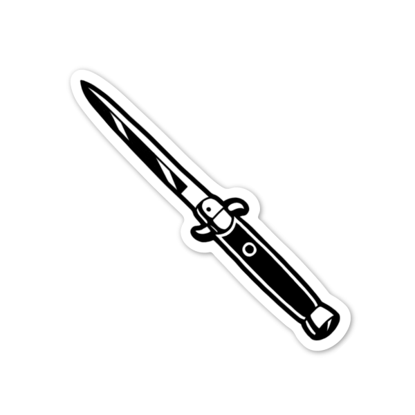 Robert Blackadar Switchblade Sticker