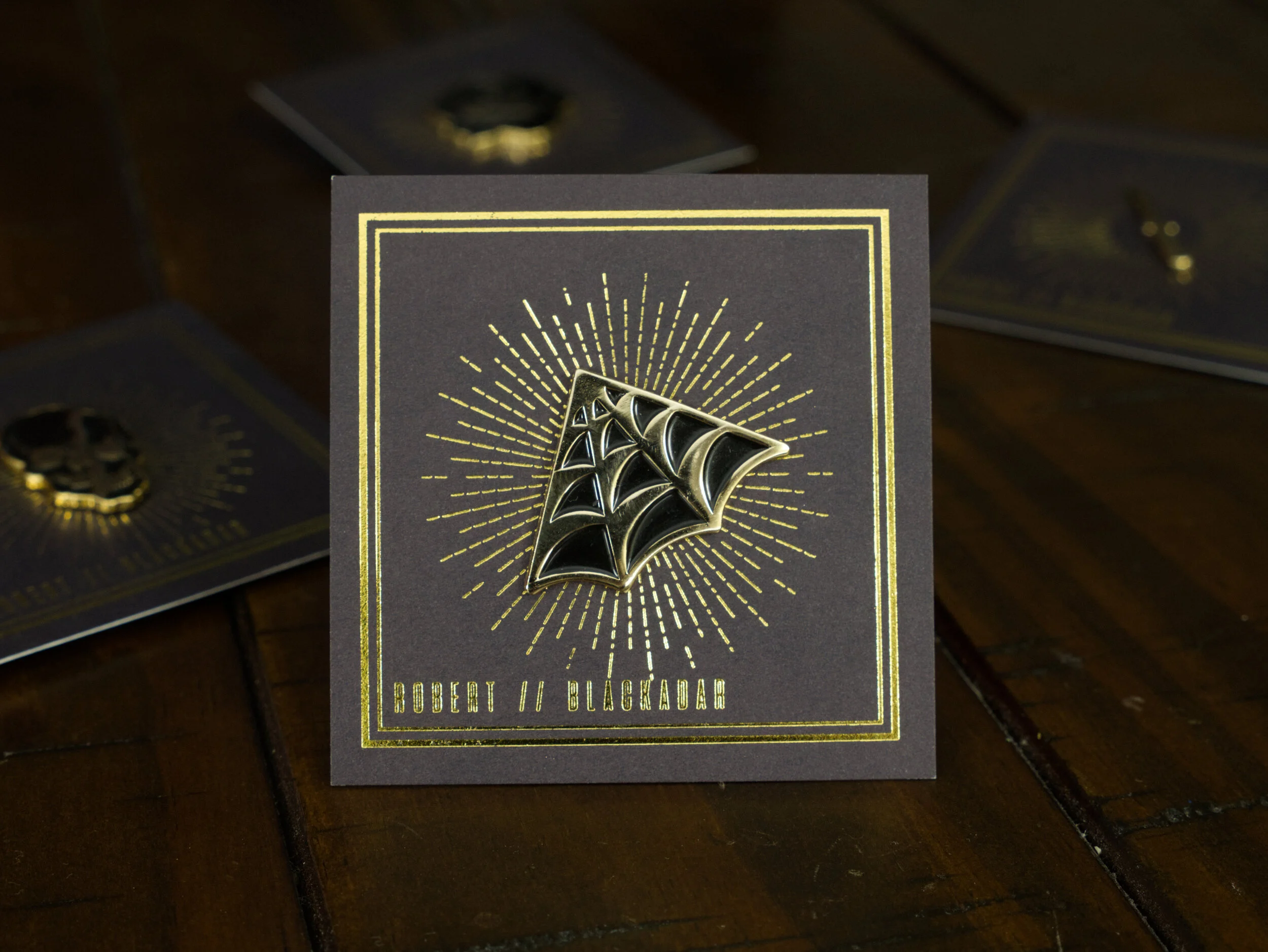 Robert Blackadar Spiderweb Pin backer.jpg