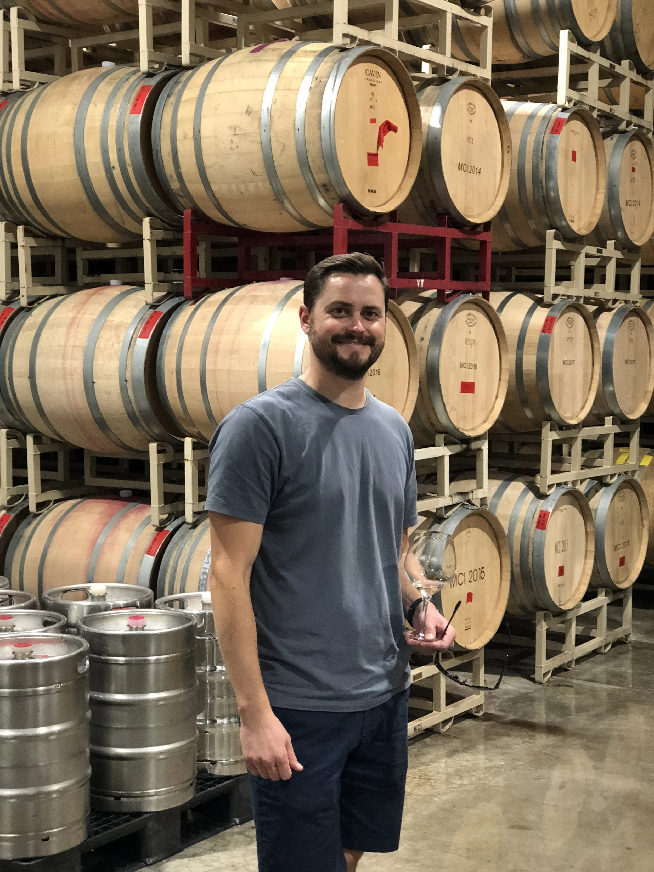 Small Vines cellar room - Harvest intern