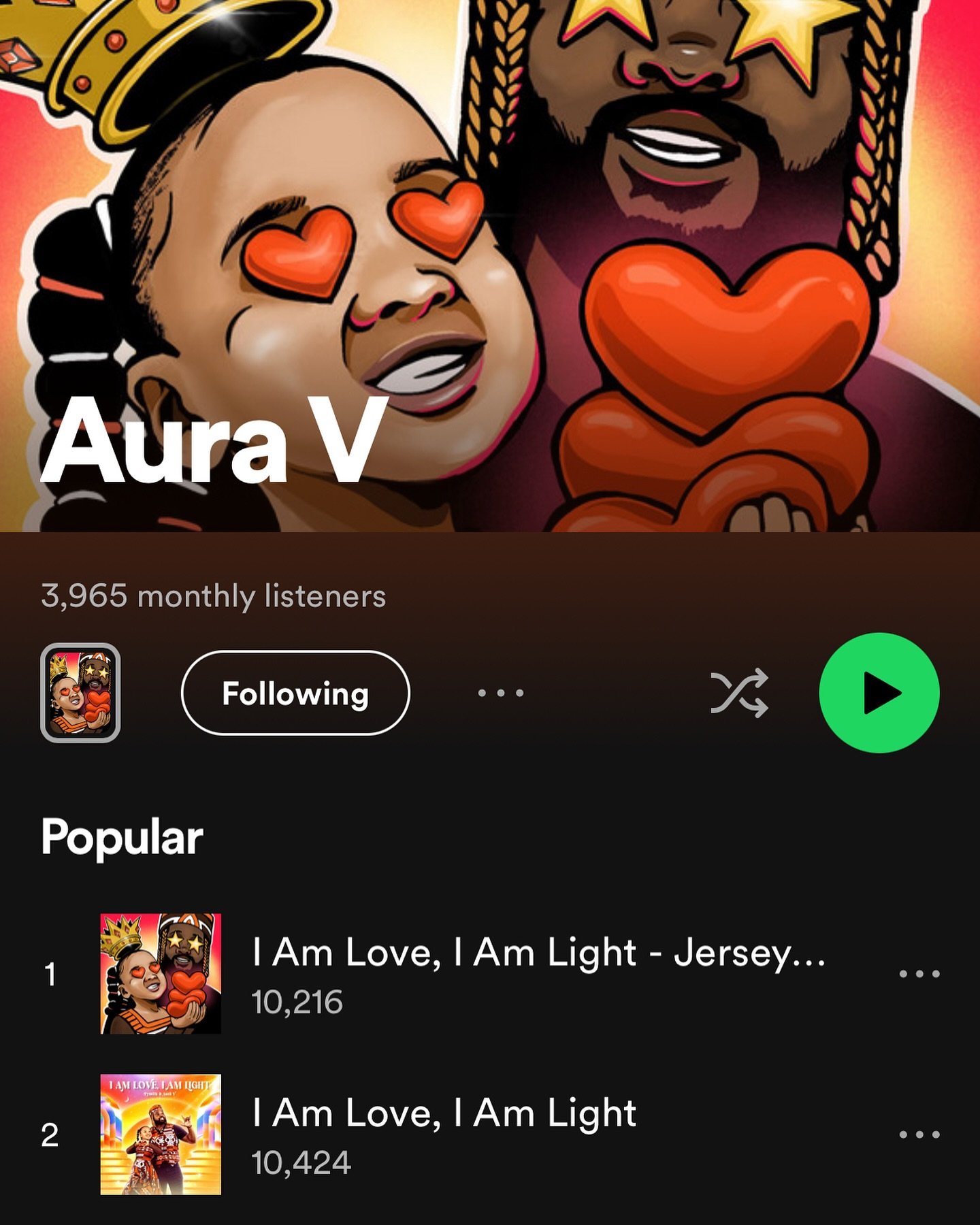 10,000 streams on the original AND the the remix? Thank you!! Aura V has arrived ✌🏾🫶🏾 and she&rsquo;s only in the 1st grade! The next song is finished 😁 and we can&rsquo;t wait to share it with you&hellip; #positiveaffirmations #selflove #affirma