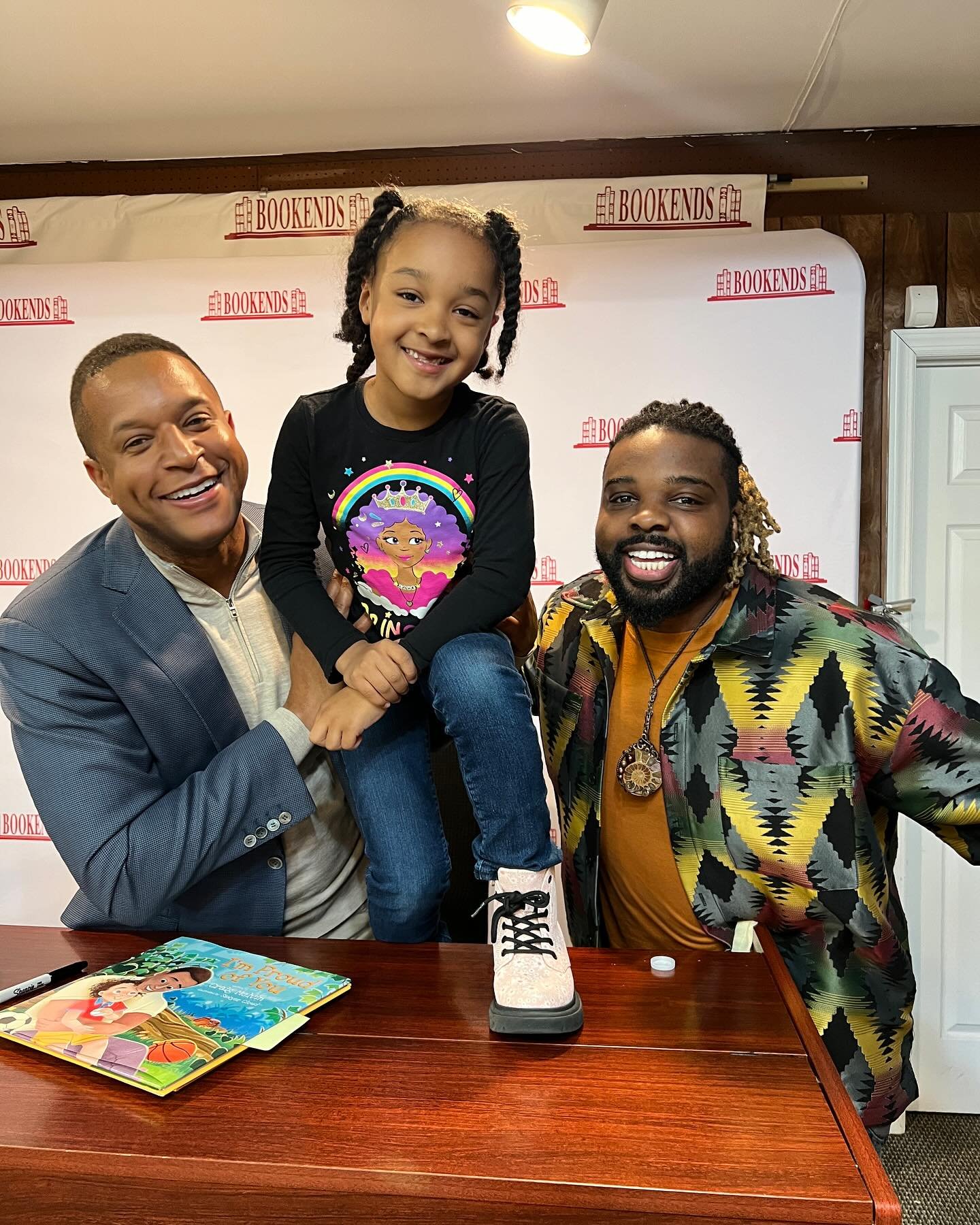 Congrats, Craig on your children&rsquo;s book! We attended his book signing in Jersey. Great vibes and fun to catch up. &ldquo;I&rsquo;m Proud of You&rdquo; is available now! Illustrated by @sawyercloud01 #childrensbooks #childrenillustration #parent