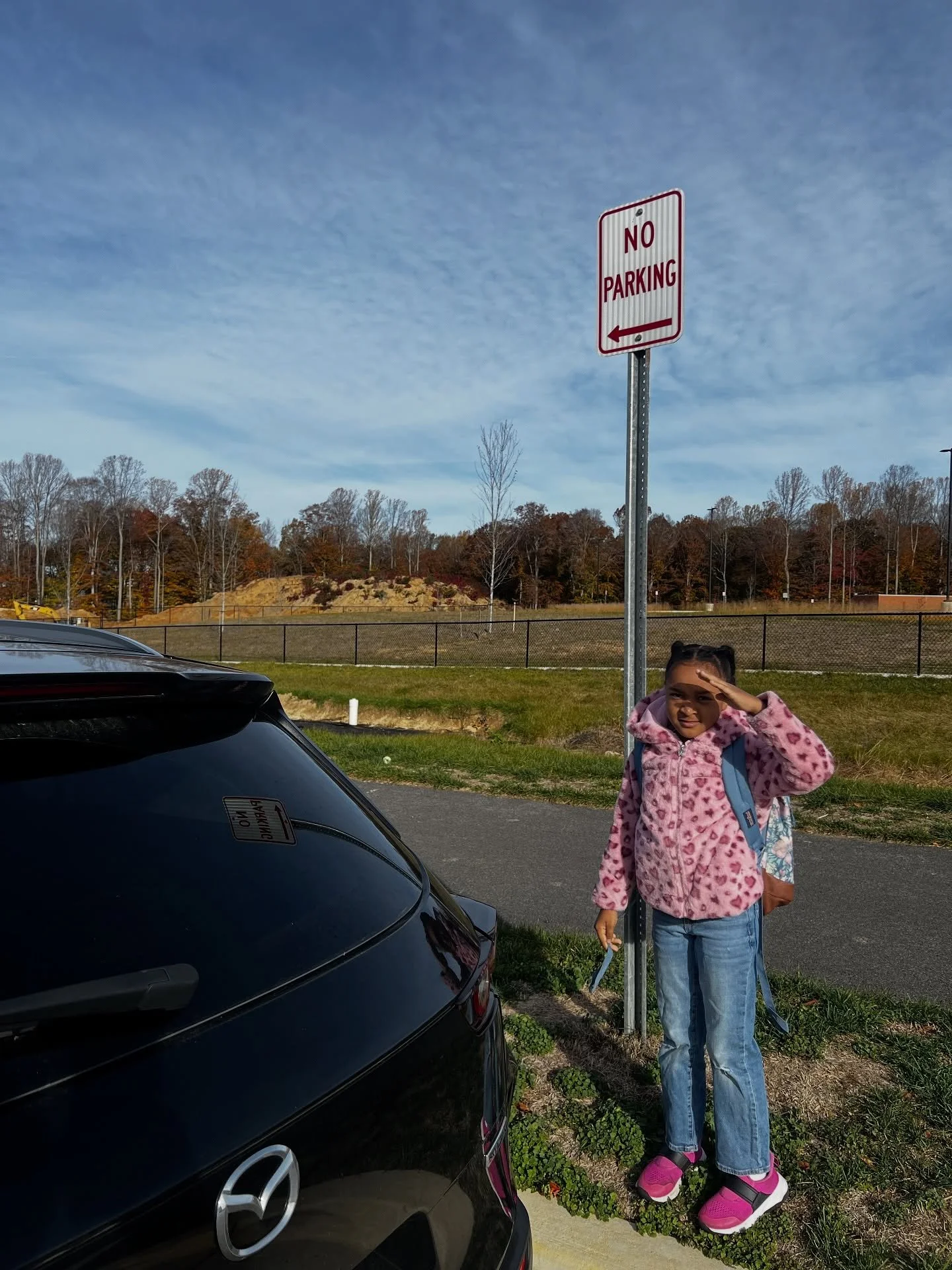 Yes I parked there 😂 am I a bad parent?