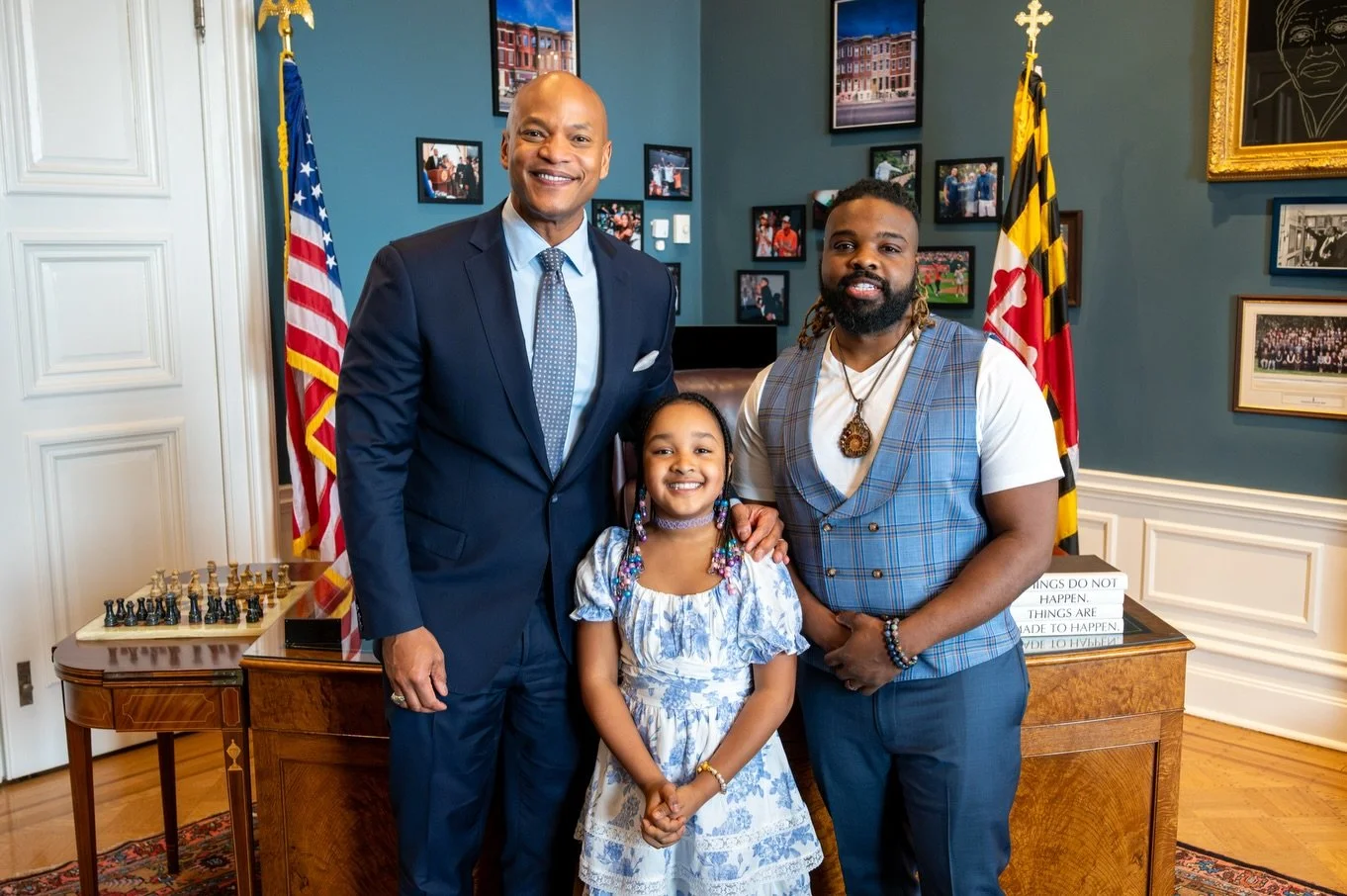Today the Maryland Senate and House of Delegates honored us with official resolutions for making history at the Grammys. Then we met Gov. Wes Moore! A moment of deep gratitude and reflection on the journey. #maryland #dmv
