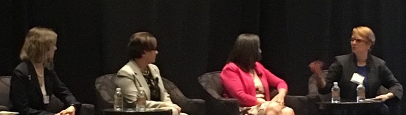 Sarah served as the panel moderator for CTHAE. Photo courtesy Nick Caito.