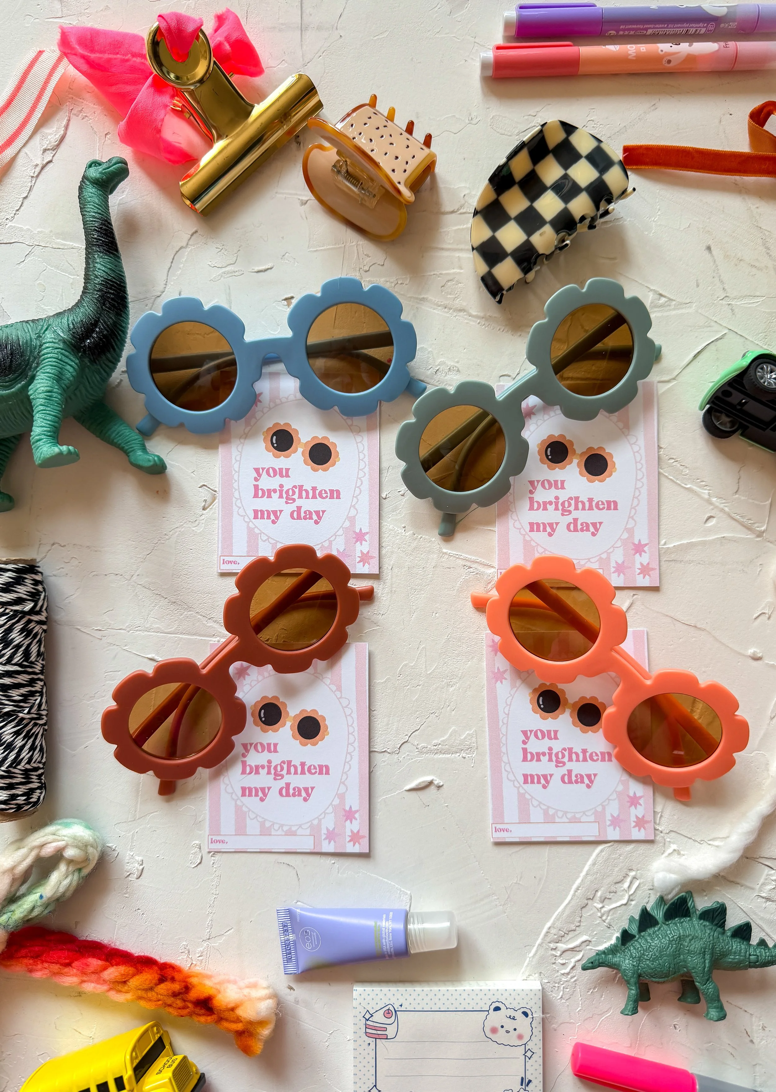 PINK STRIPE PRINTABLE VALENTINES - RACHEL FOR THE EVER CO