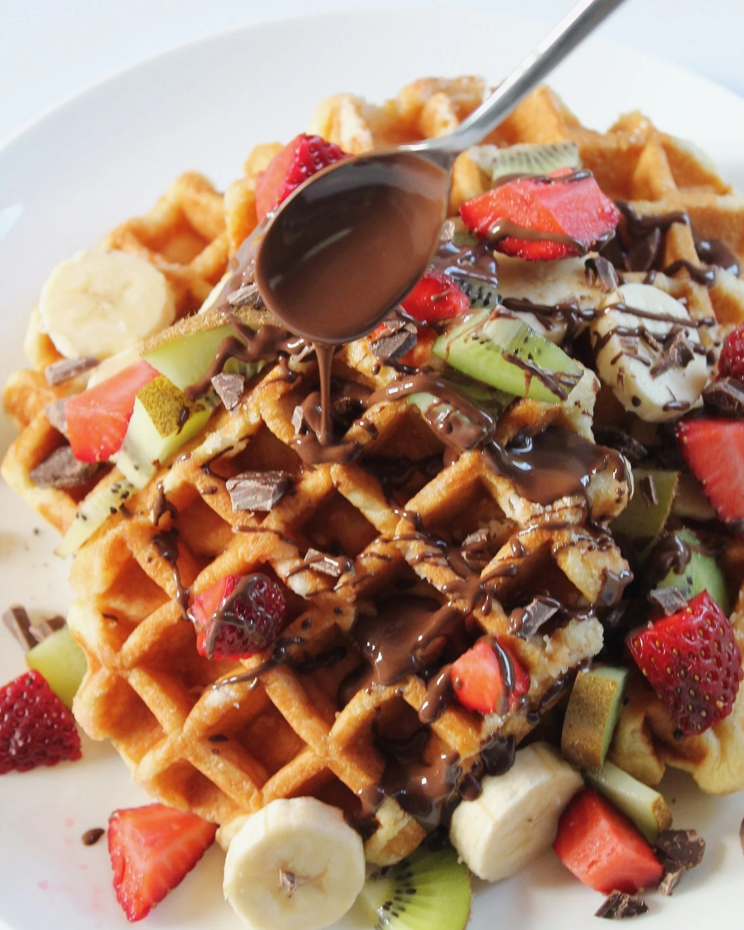 Banana Protein Waffles 