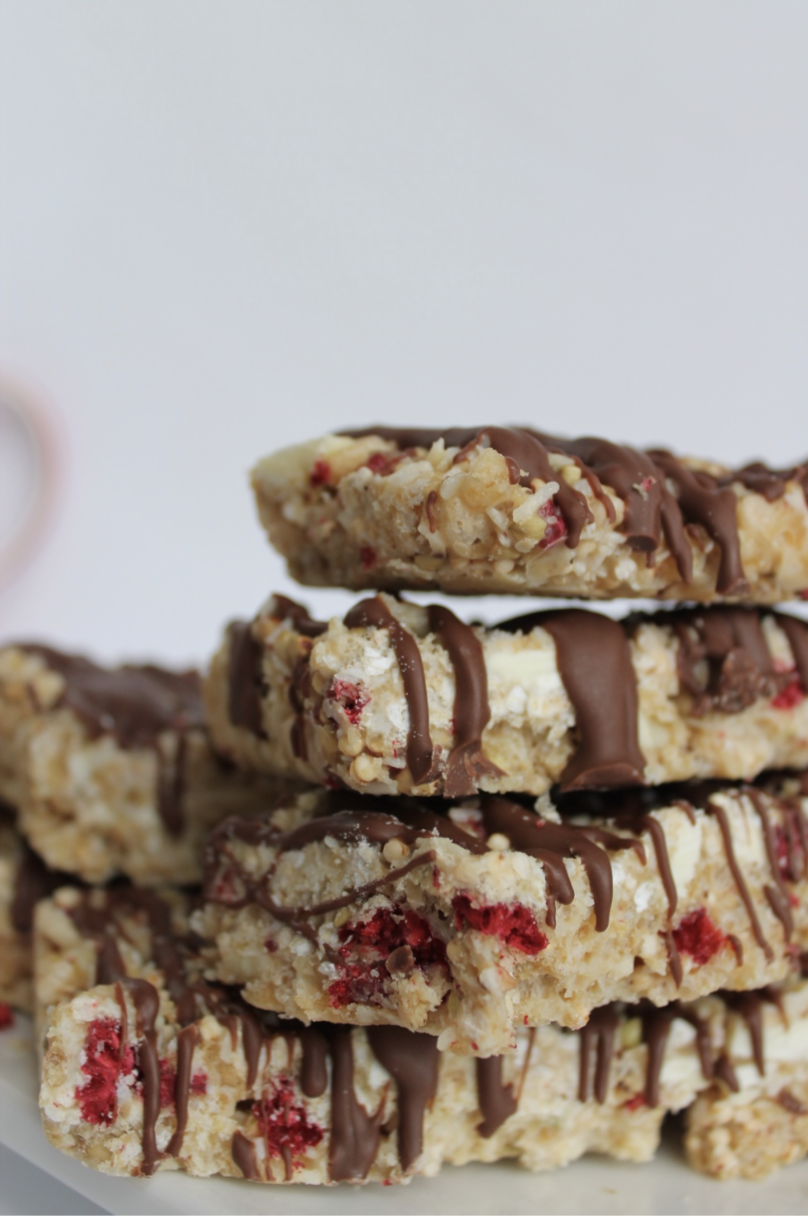 White Chocolate Raspberry Puff Bars