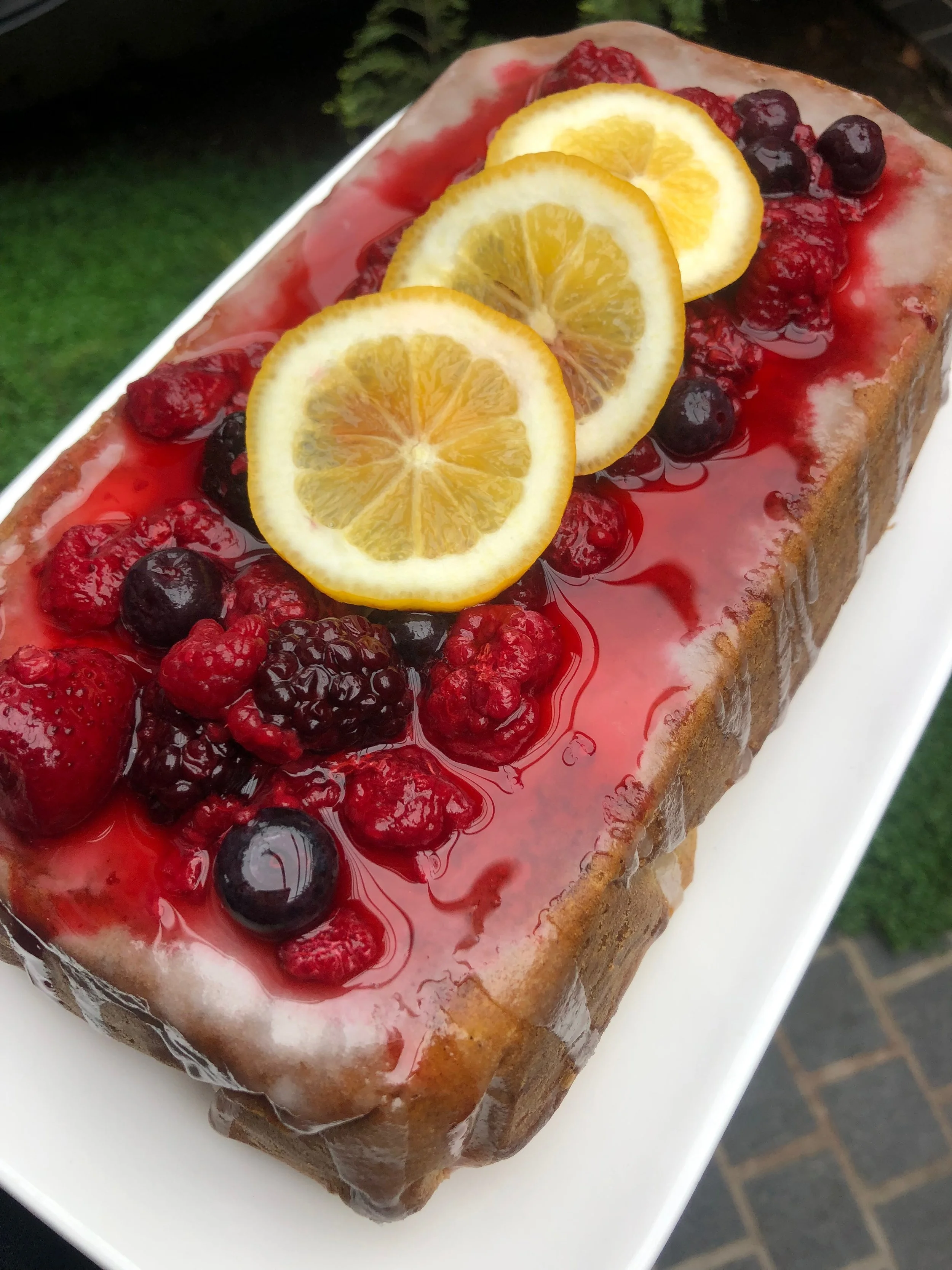 Lemon and Coconut Protein Loaf