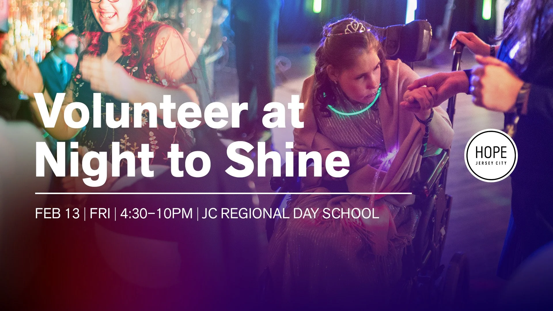 VOLUNTEER AT NIGHT TO SHINE