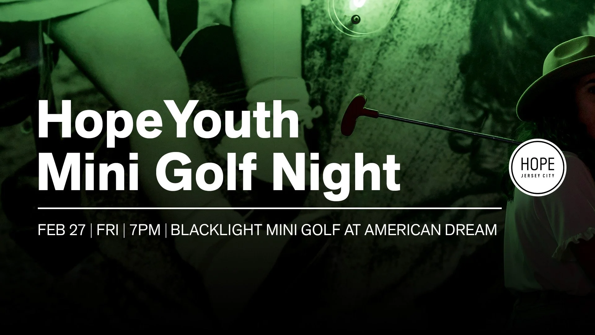 HOPEYOUTH MINI GOLF NIGHT