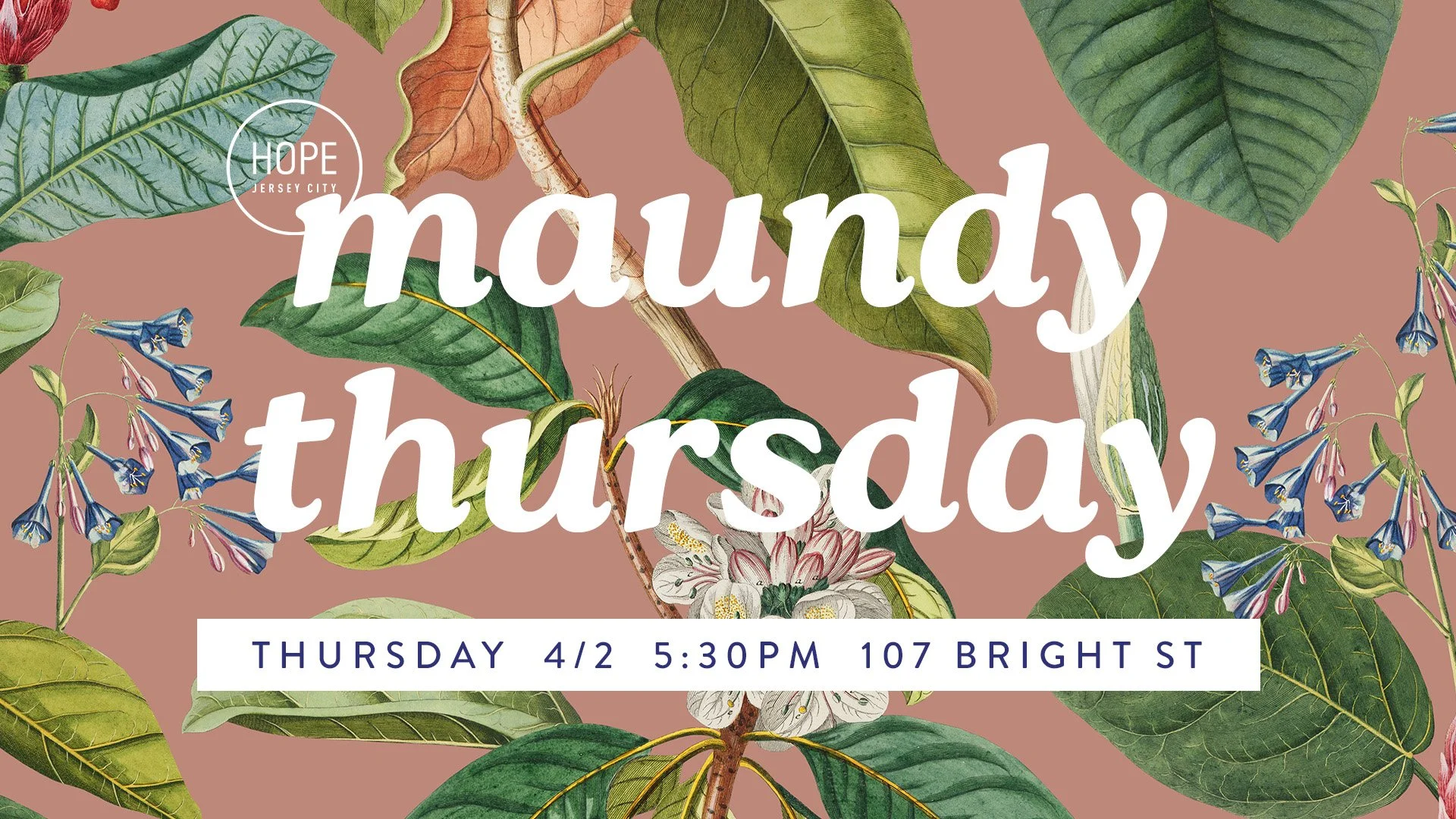 MAUNDY THURSDAY GATHERING