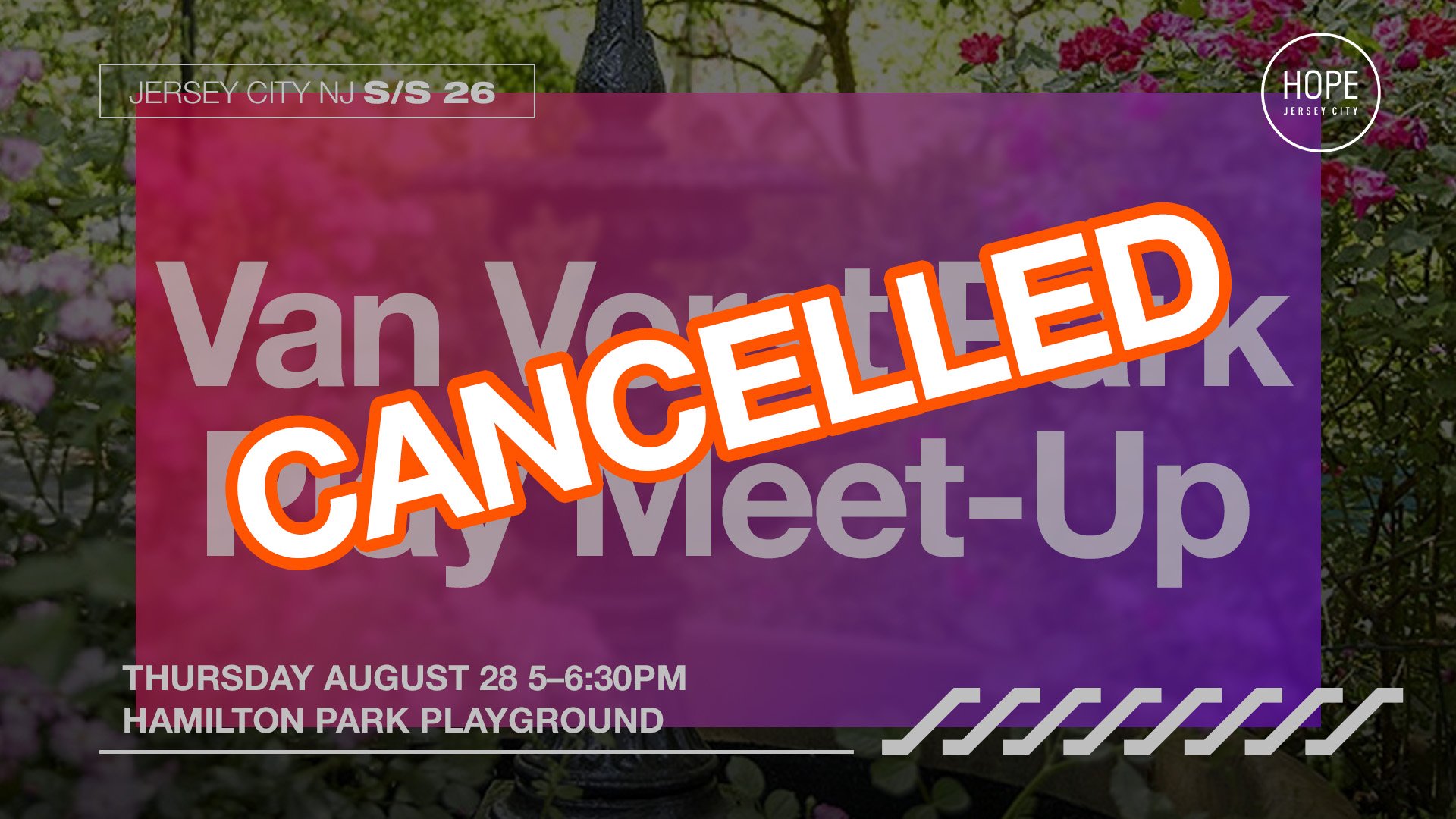 *CANCELLED* VAN VORST PARK PLAY MEET-UP