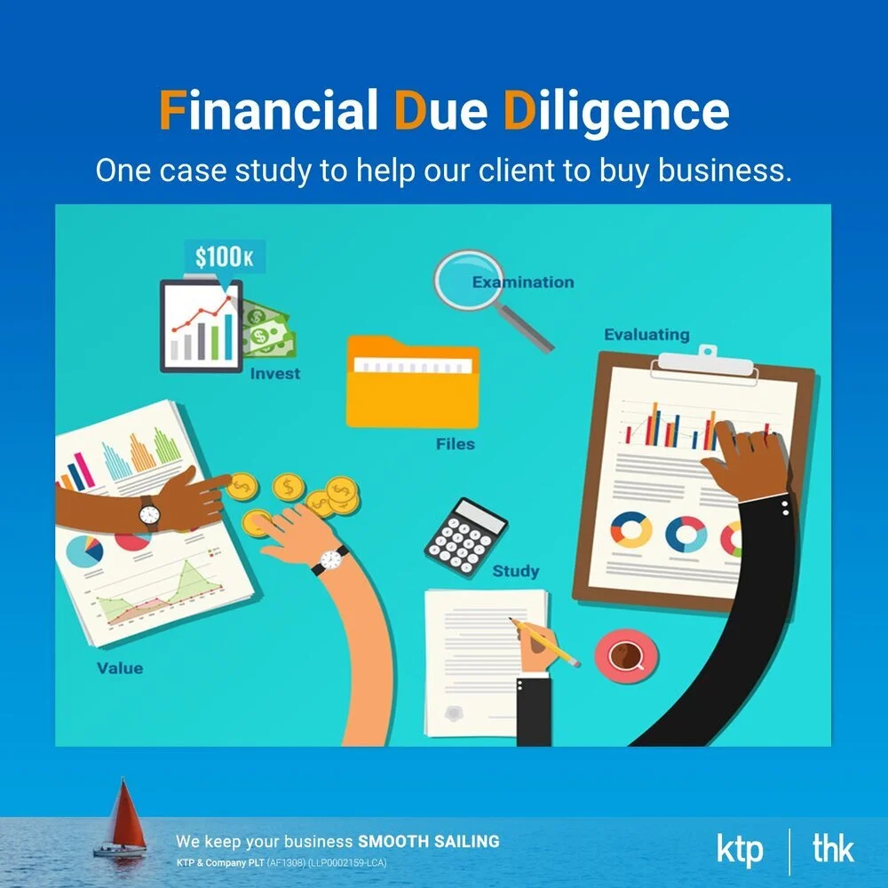 How we help our client to buy business with financial due diligence service?