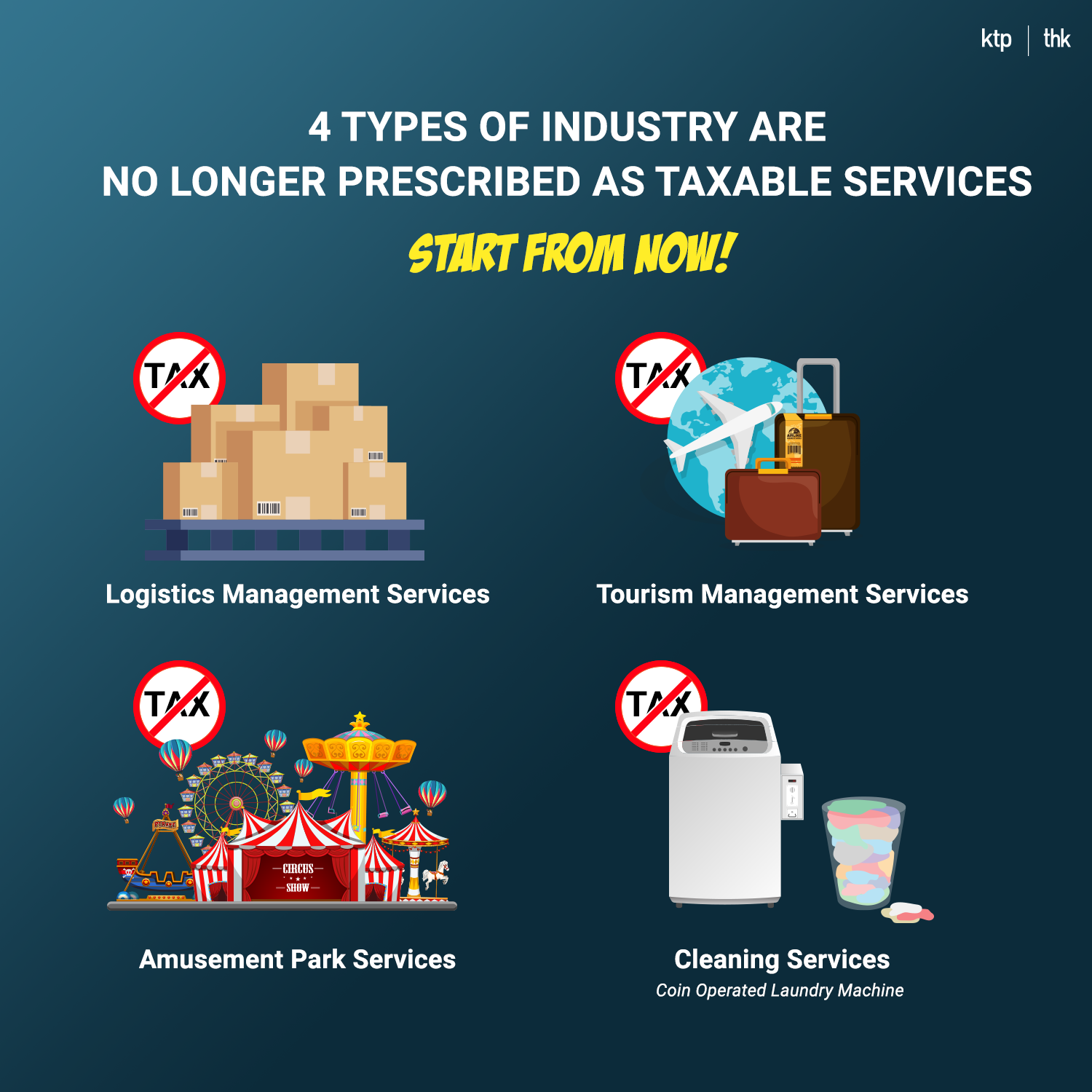 4 Types of Industry Are No Longer Prescribed As Services Start From Now