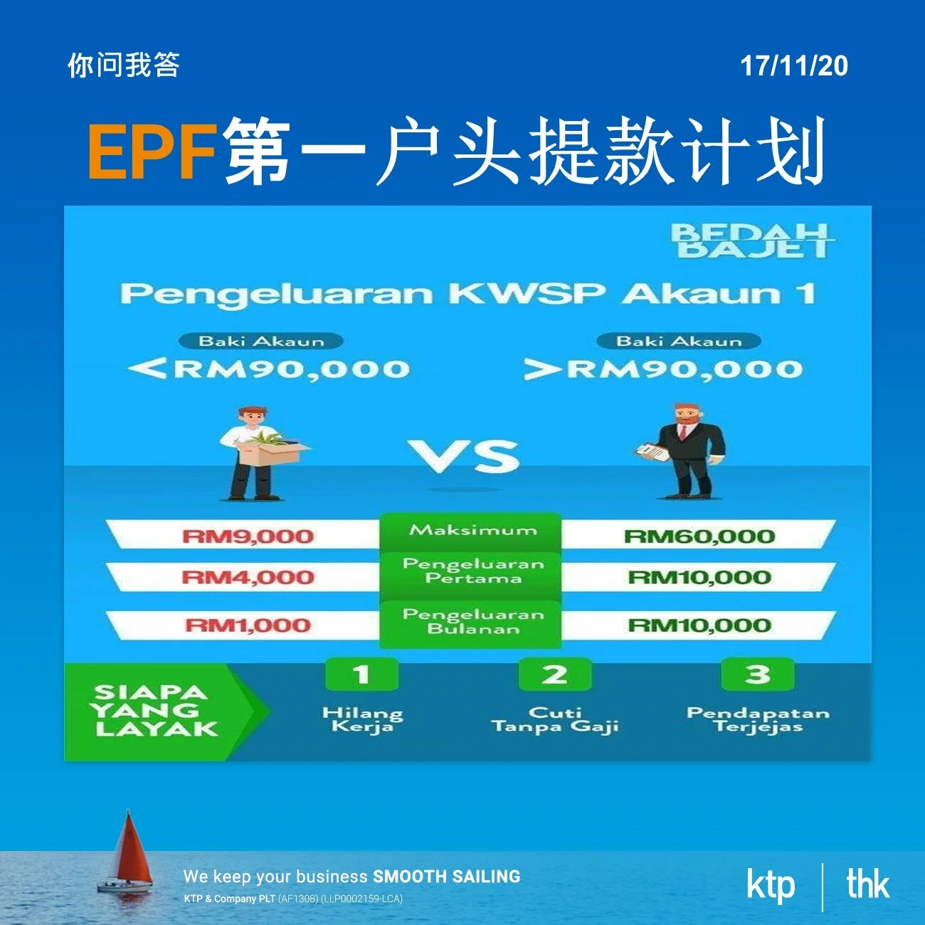 EPF第一户头提款计划