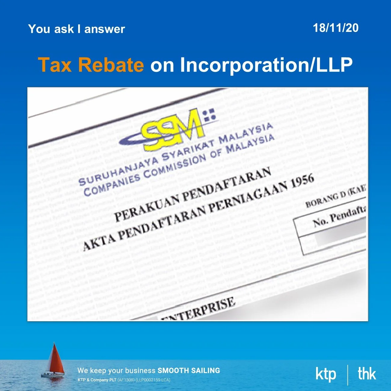 𝐓𝐚𝐱 𝐑𝐞𝐛𝐚𝐭𝐞  (𝐑𝐌𝟐𝟎,𝟎𝟎𝟎 𝐱 𝟑 𝐲𝐞𝐚𝐫𝐬) 𝐨𝐧 𝐟𝐨𝐫 𝐜𝐨𝐦𝐩𝐚𝐧𝐲 𝐨𝐫 𝐥𝐢𝐦𝐢𝐭𝐞𝐝 𝐥𝐢𝐚𝐛𝐢𝐥𝐢𝐭𝐲 𝐩𝐚𝐫𝐭𝐧𝐞𝐫𝐬𝐡𝐢𝐩 