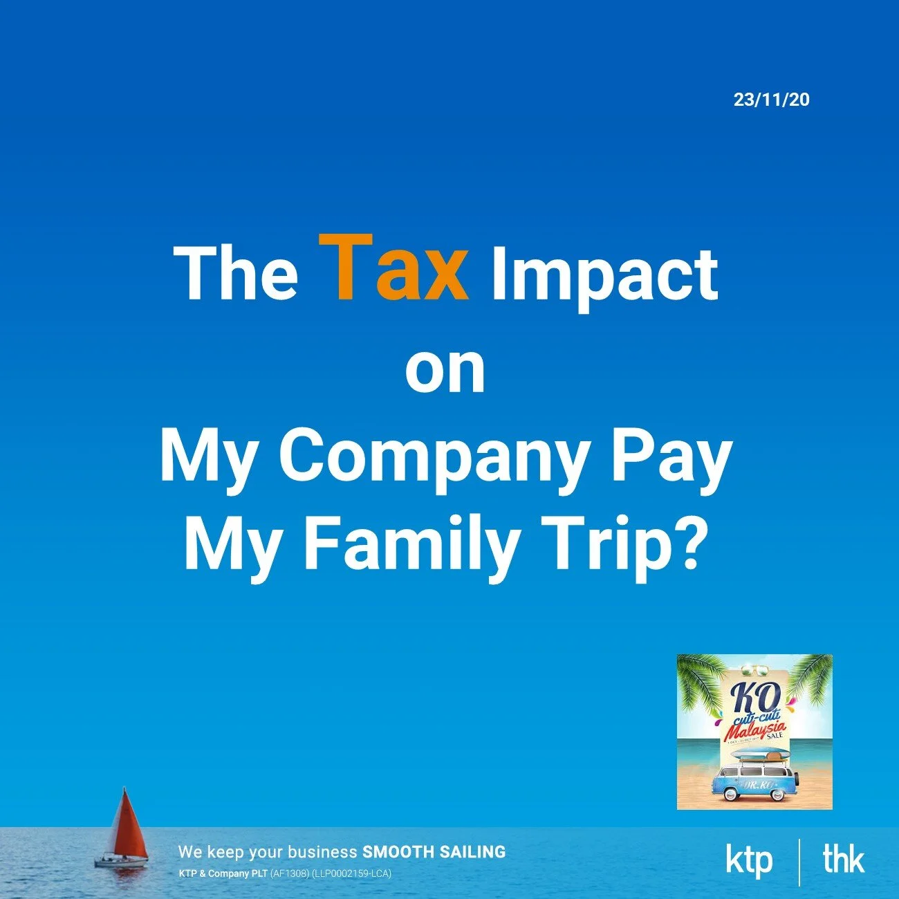 The TAX impact on my company pay/subsidy my family trip