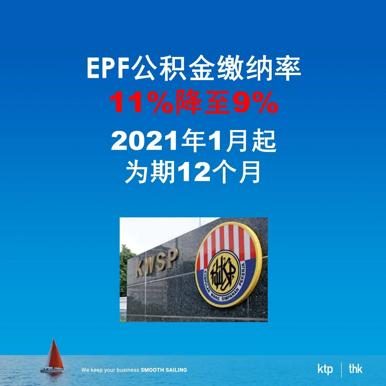 政府允公积金第一户口提领，雇员缴纳降至9%