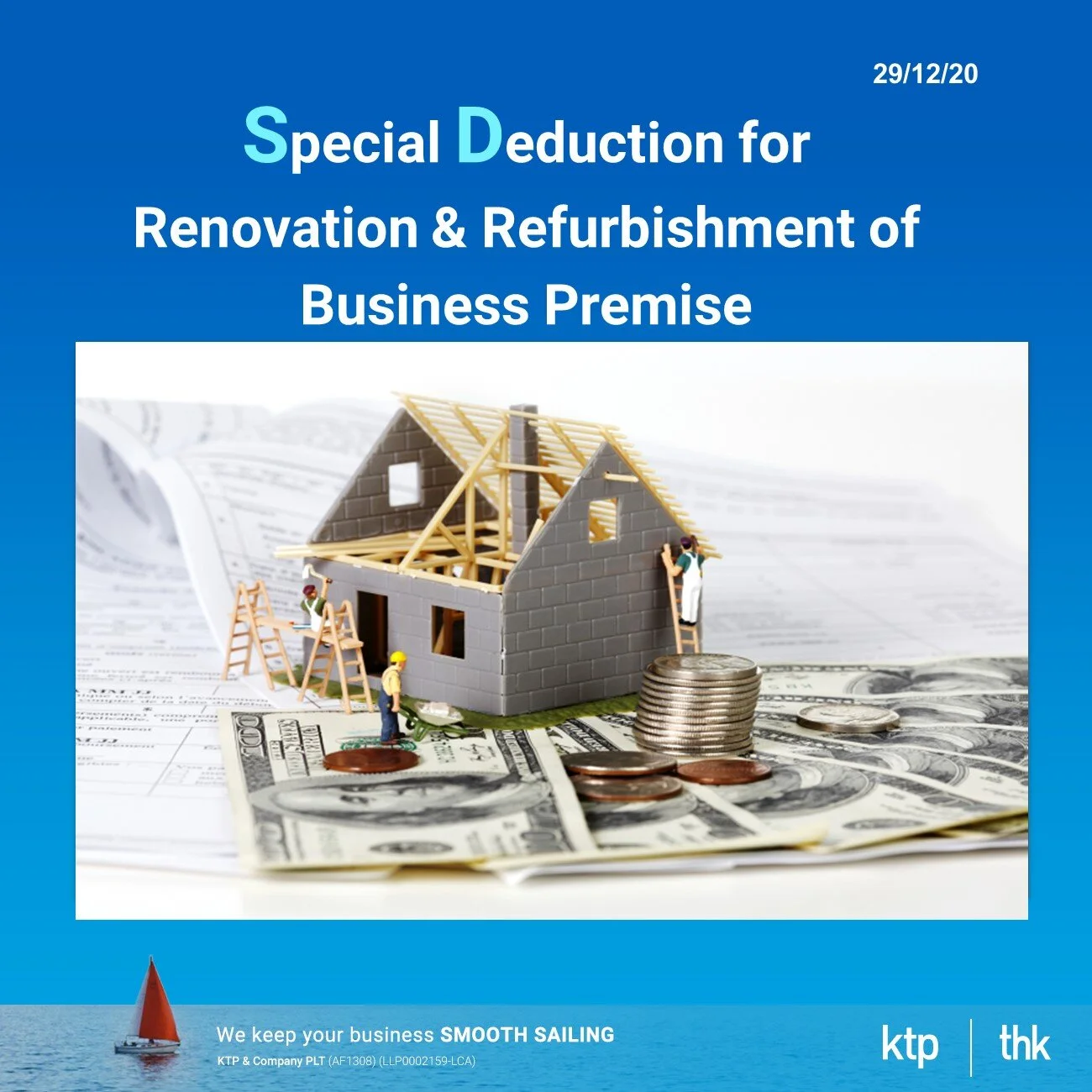 Special Deduction for  Renovation &amp; Refurbishment of Business Premise