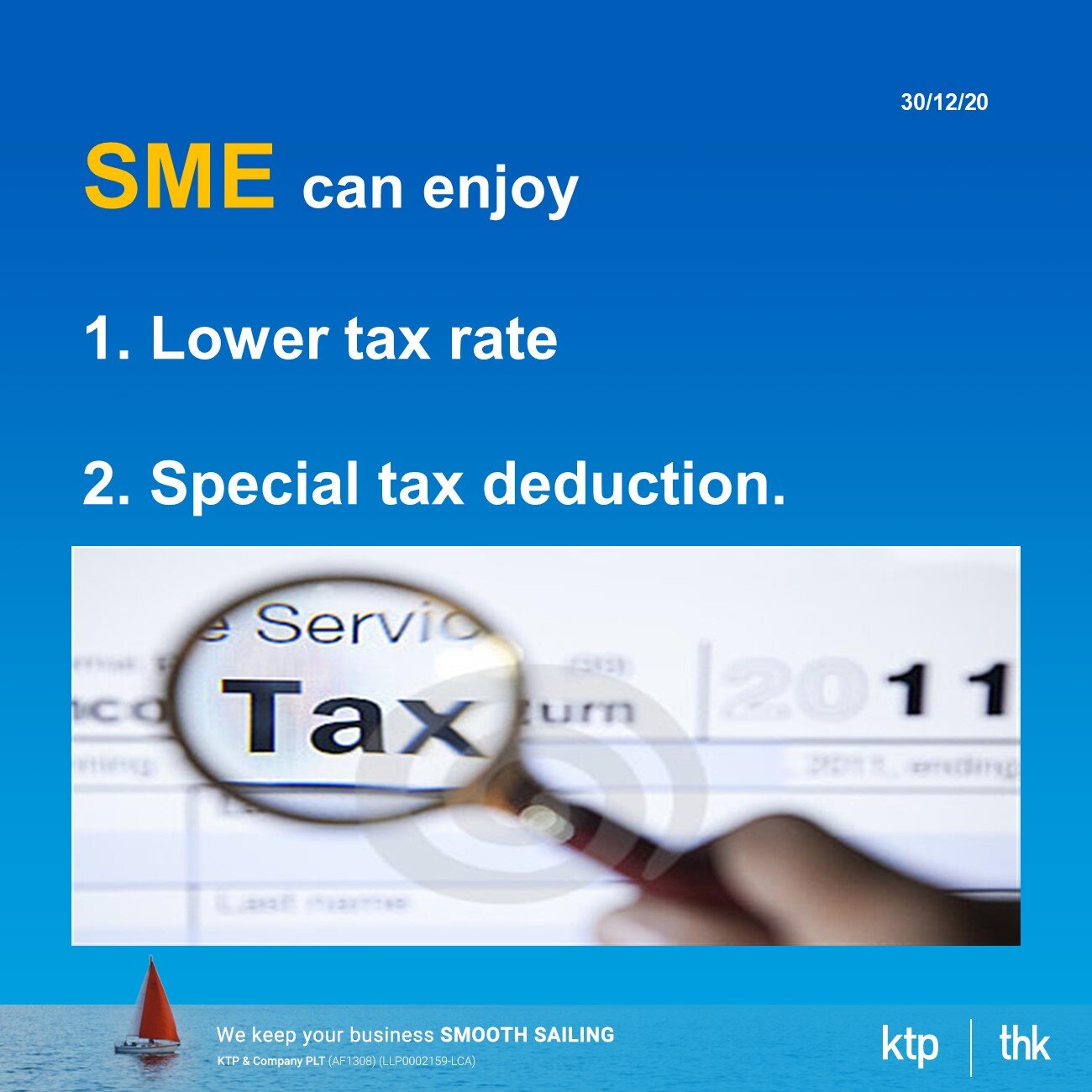 SME Tax Rate Malaysia 2020