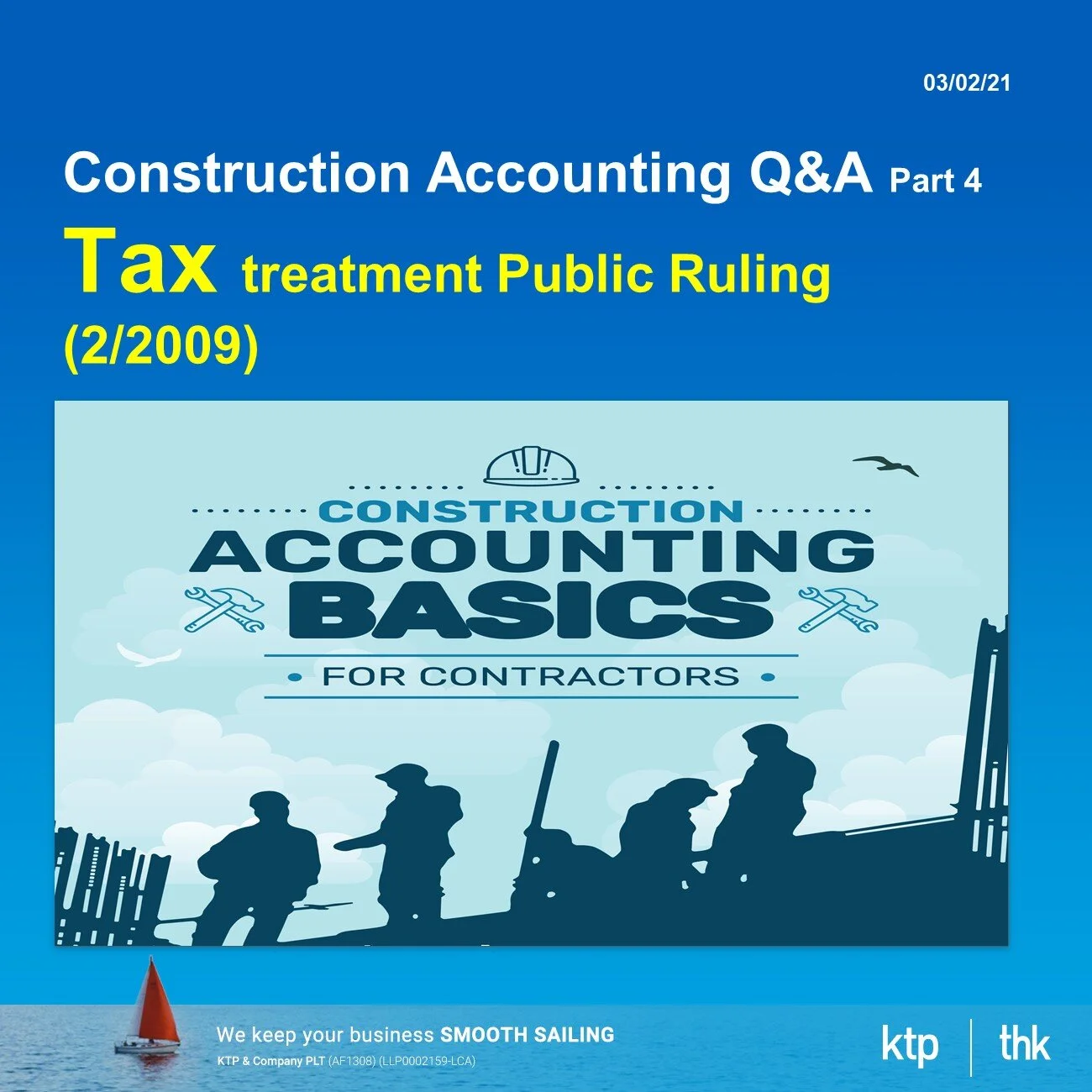Construction Accounting Q&amp;A Part 4 - Tax Treatment