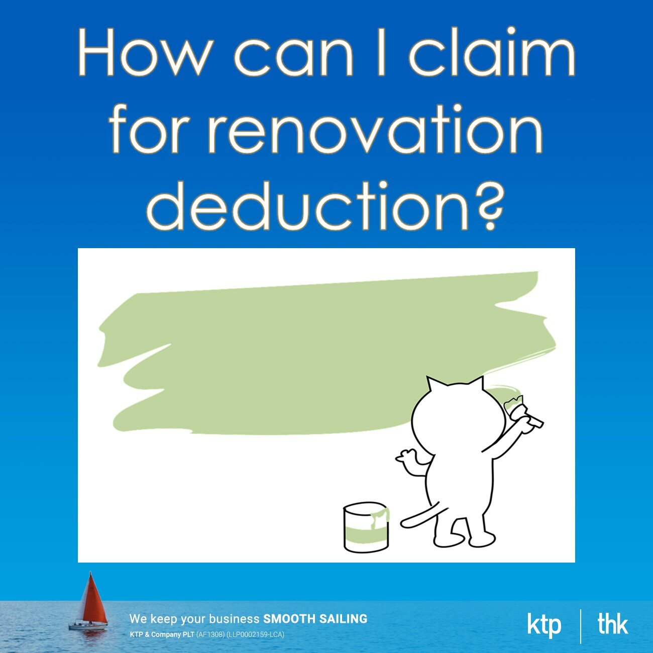 How to claim special tax deduction for renovation ?