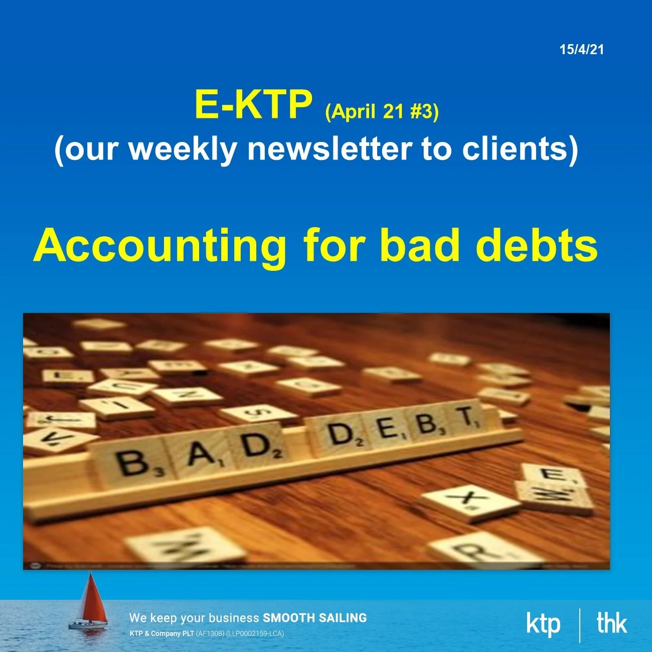 Accounting for bad debts