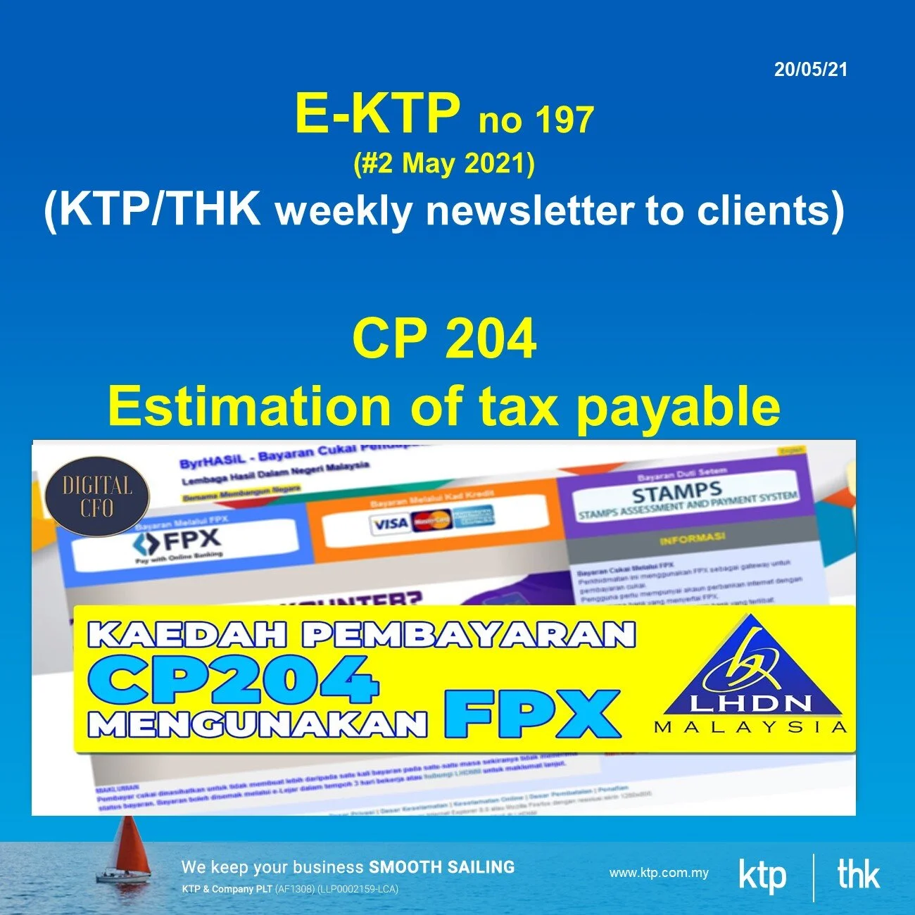 What is CP204 Estimation of Tax Payable? 