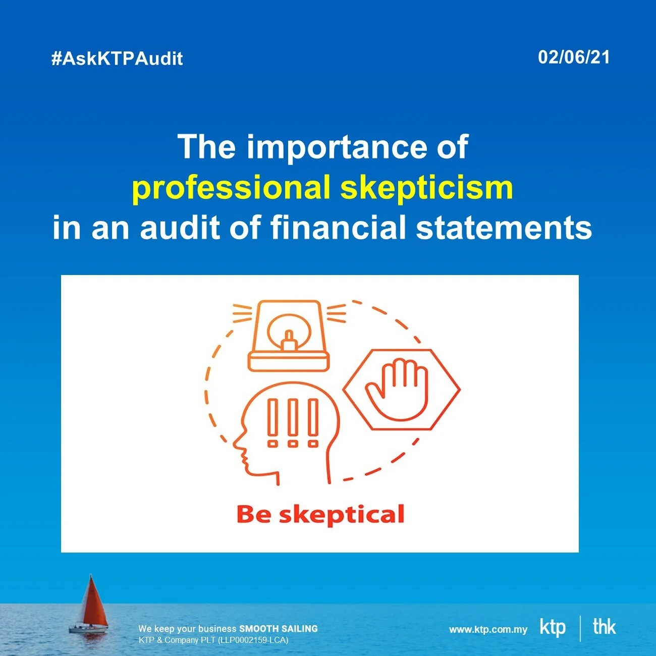 Why is professional skepticism important for auditors
