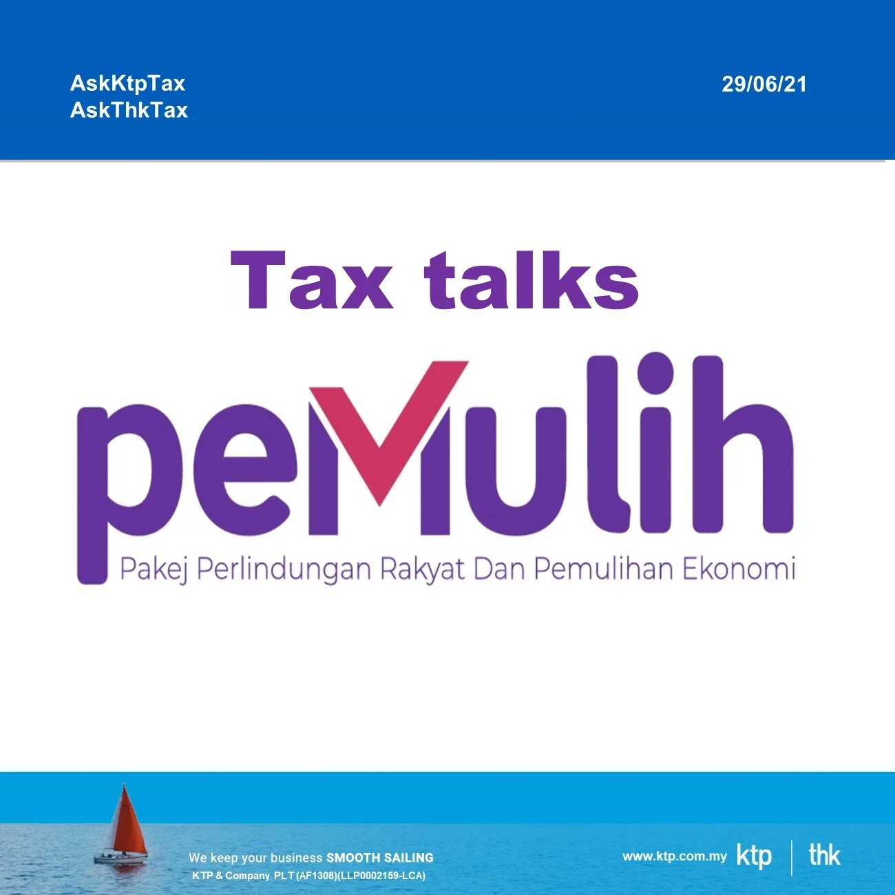Tax matters under PEMULIH