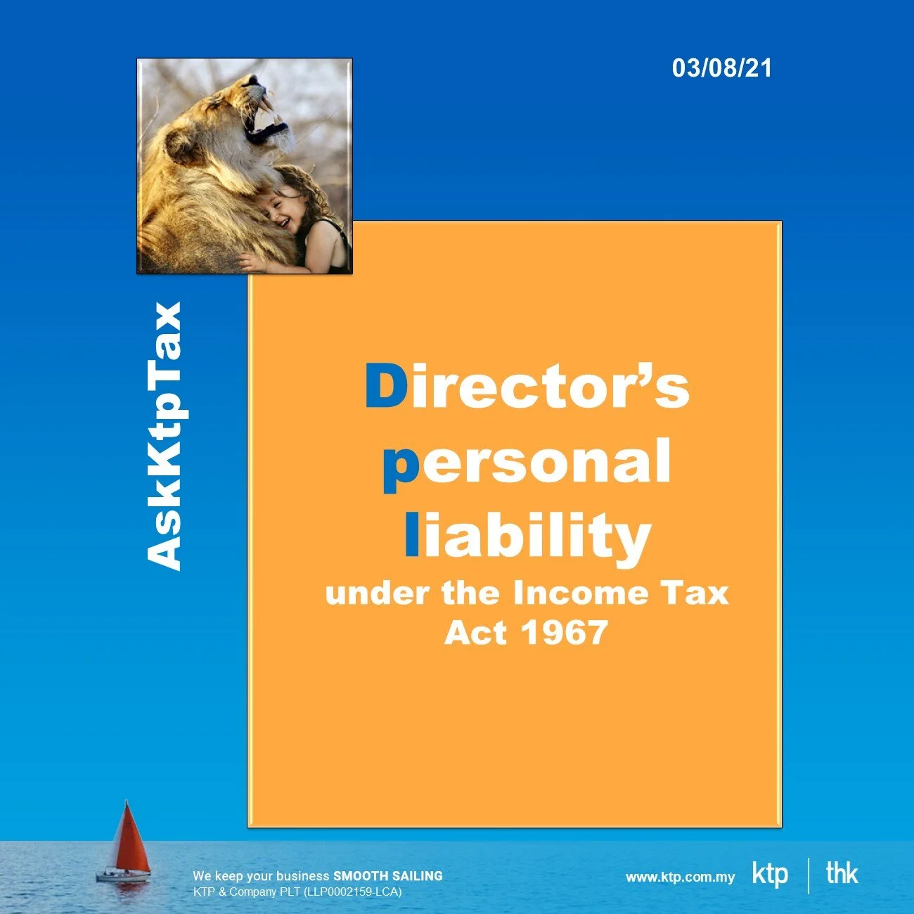 Can director personally liable to company tax?