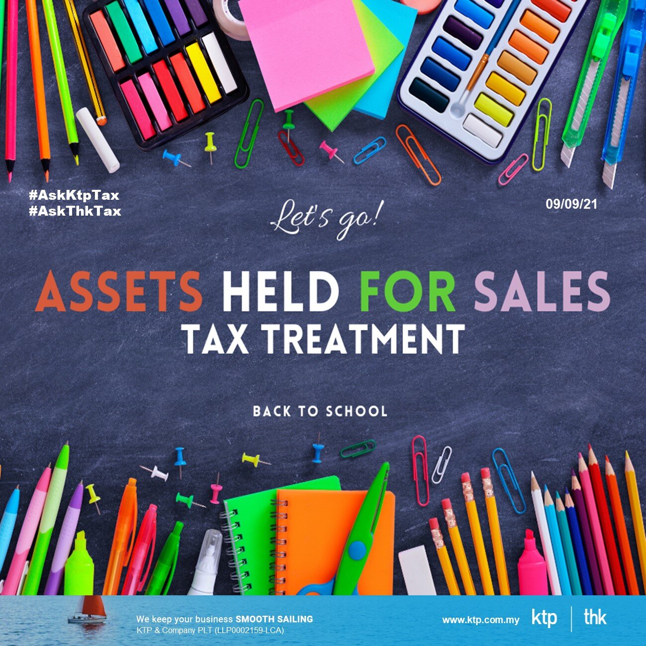 Official tax treatment on assets held for sale