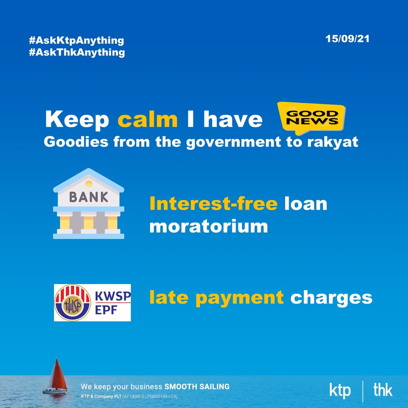 (Latest update) 2 initiatives to ease Rakyat financial difficulties 