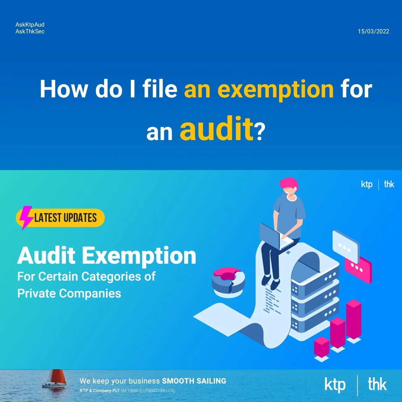 How do I file an exemption for  an audit?
