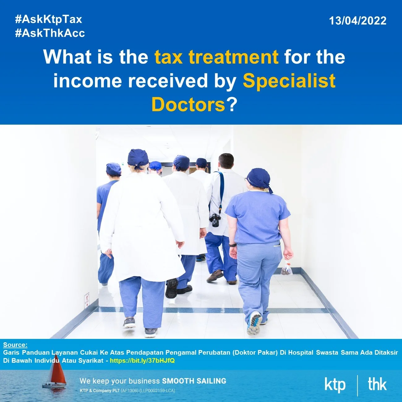 What is the tax treatment for the income received by Specialist Doctors?  