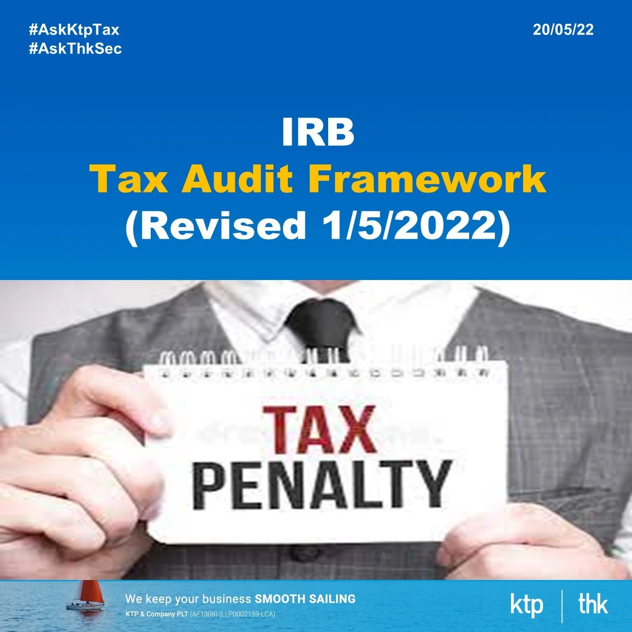 What is the minimum tax penalty under the revised tax audit framework?