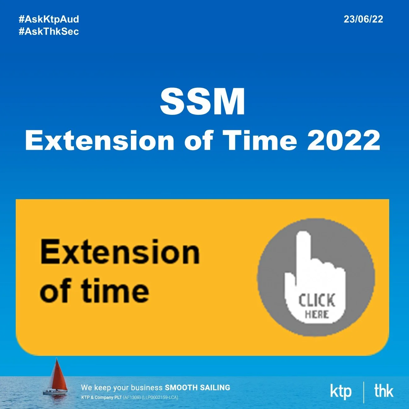 SSM Extension of Time 2022